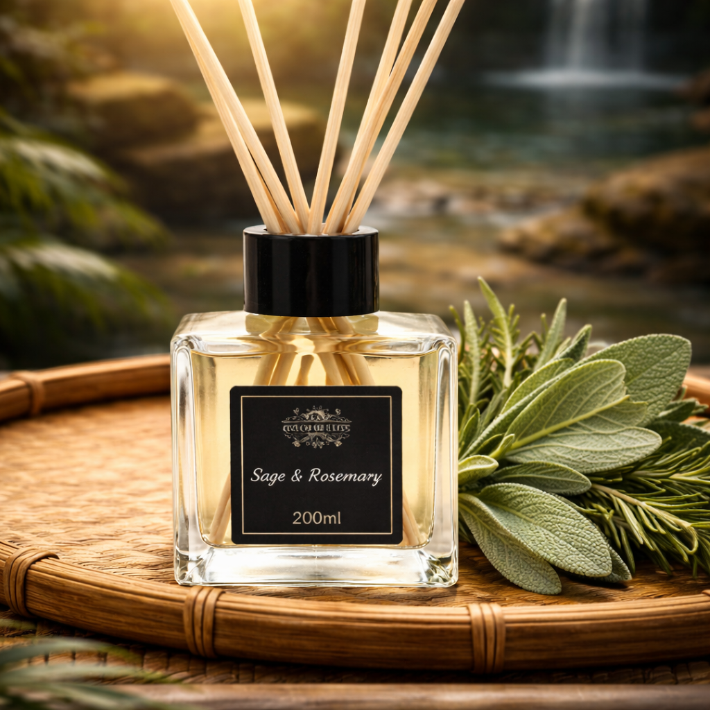 Sage & Rosemary Essential Oil Reed Diffuser
