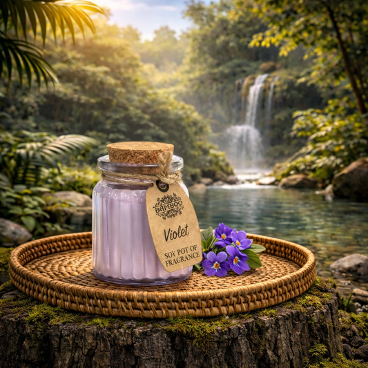 Violet Soy Pot Candles