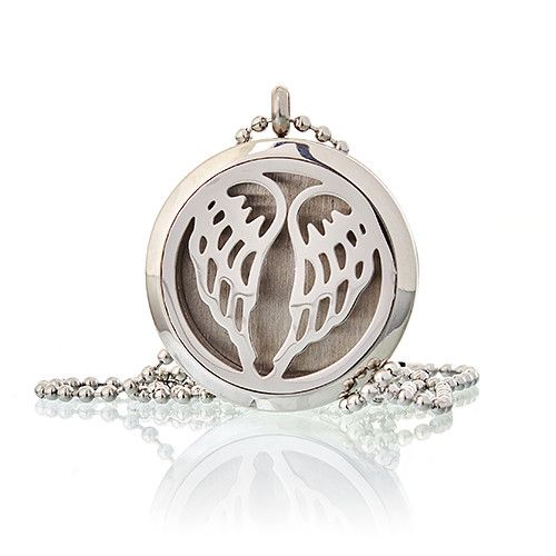Collier aromathérapie – Design ailes d’ange | 30 mm