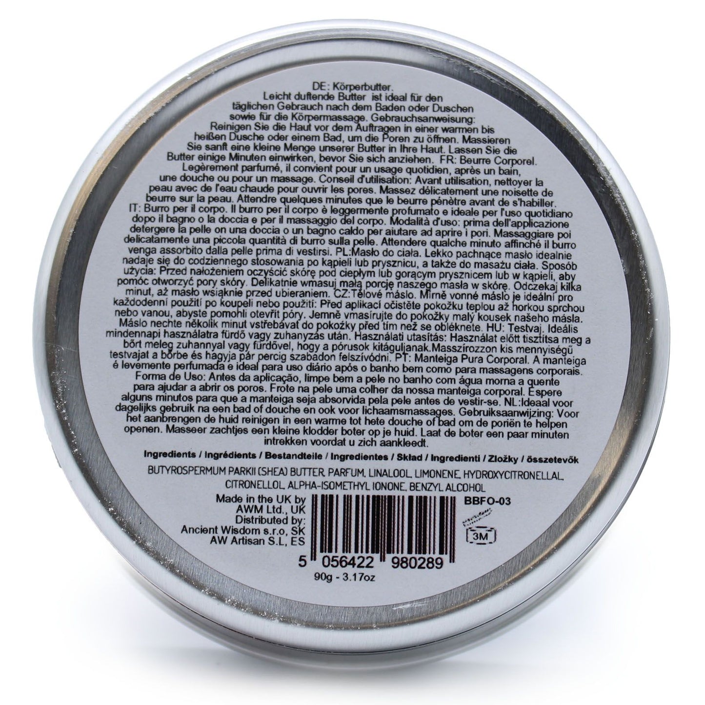 Duftende Shea Körperbutter - Bezaubernde Orchidee