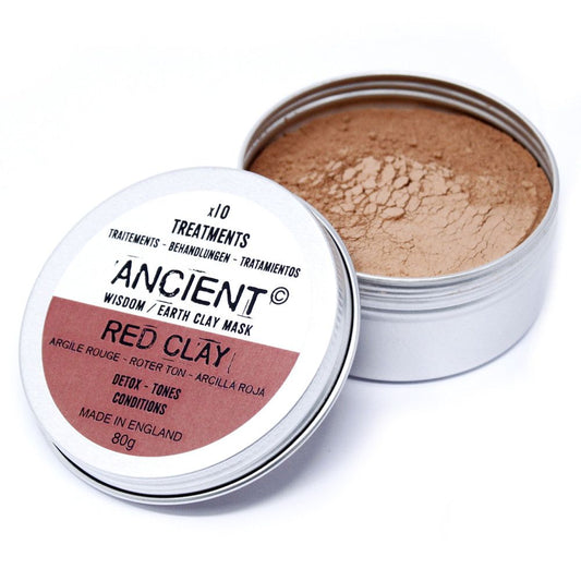 Argile kaolin rouge – Masque visage & corps 100g