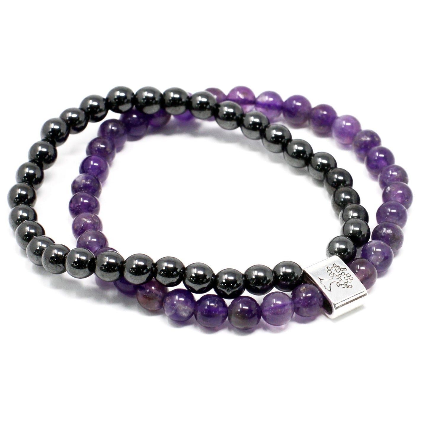Magnetisches Amethyst-Armband – Naturstein-Design