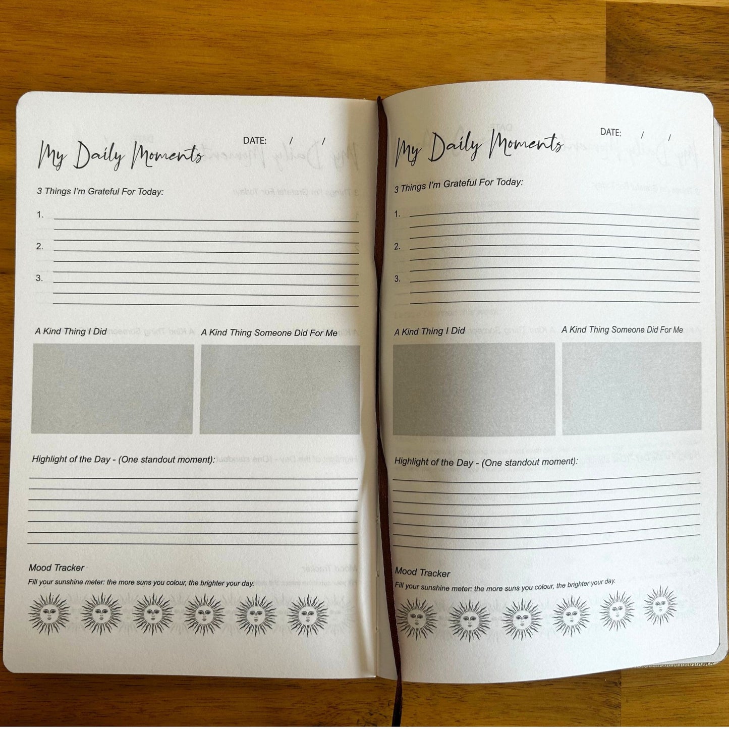 Journal gratitude ivoire doré – 120 pages
