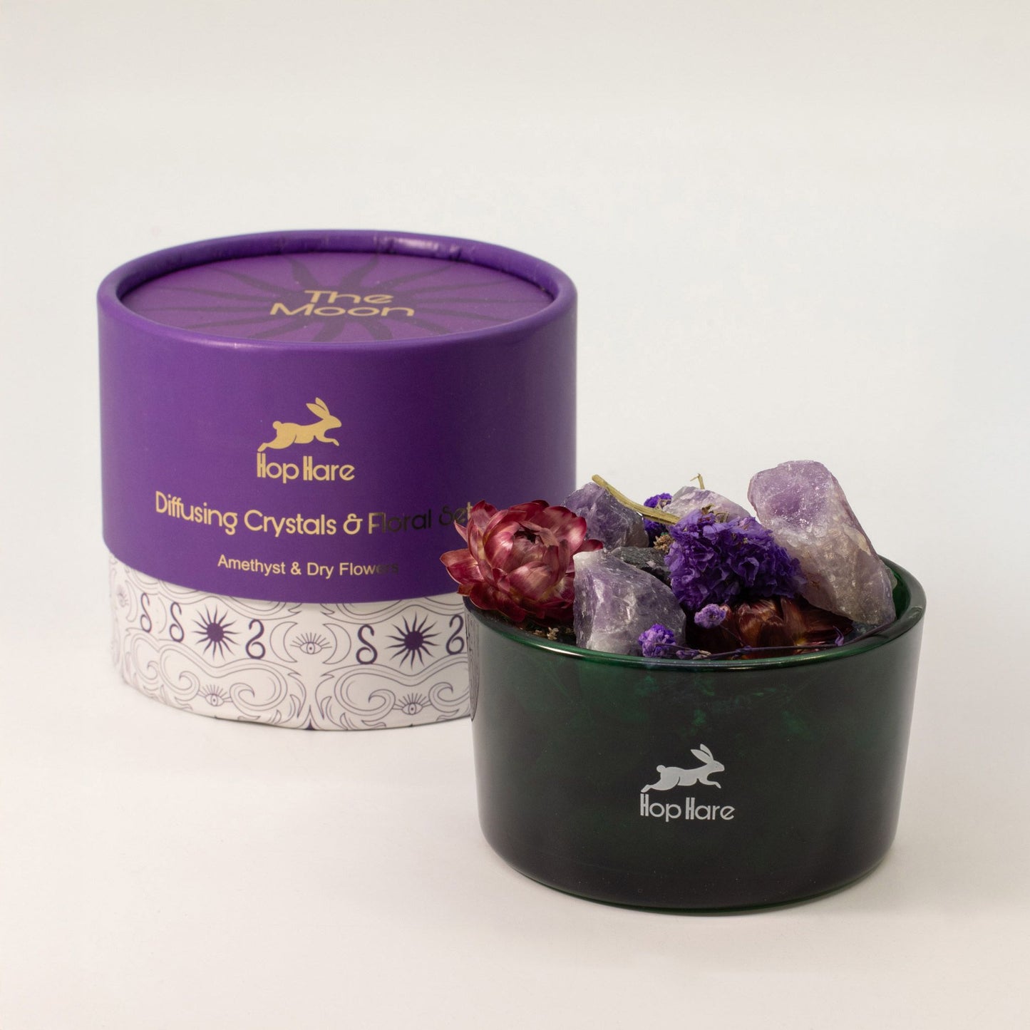 Hop Hare Duftkristalle & Blumen-Set – Der Mond