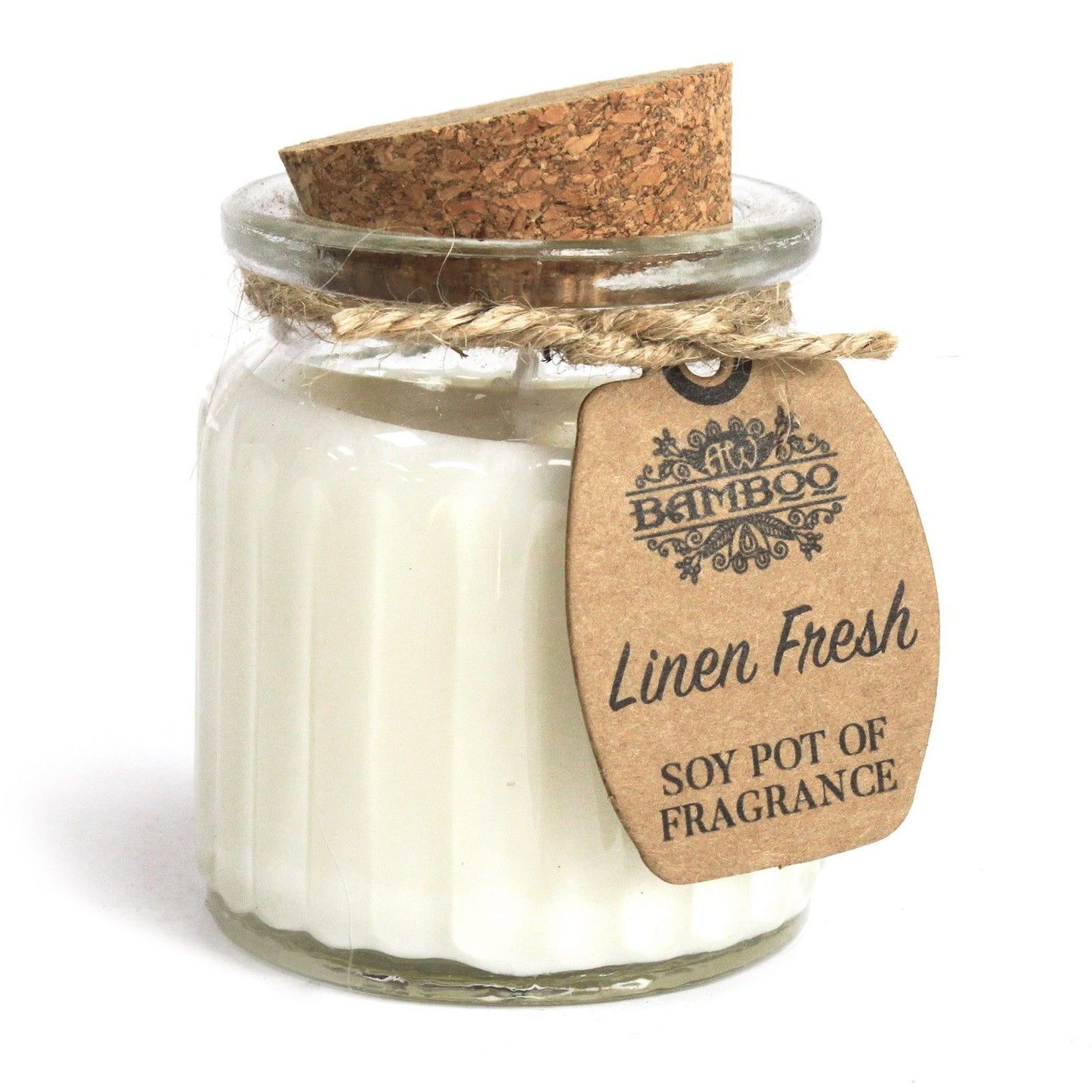 Duftkerze „Linen Fresh“ aus Sojawachs