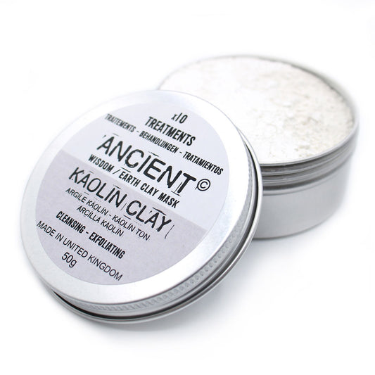 Argile kaolin – Argile nettoyante douce 50g