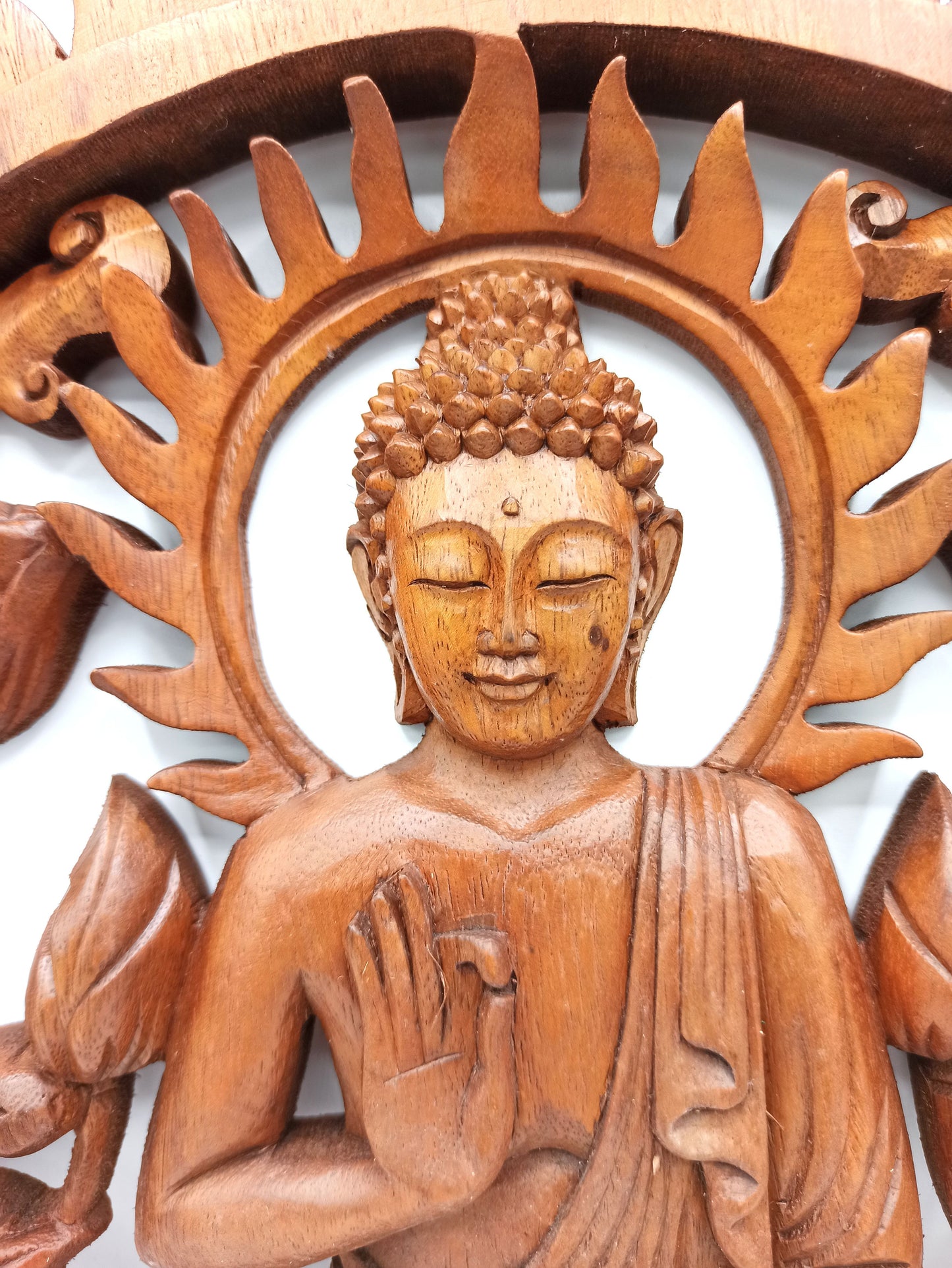 Buddha & Lotus Panel