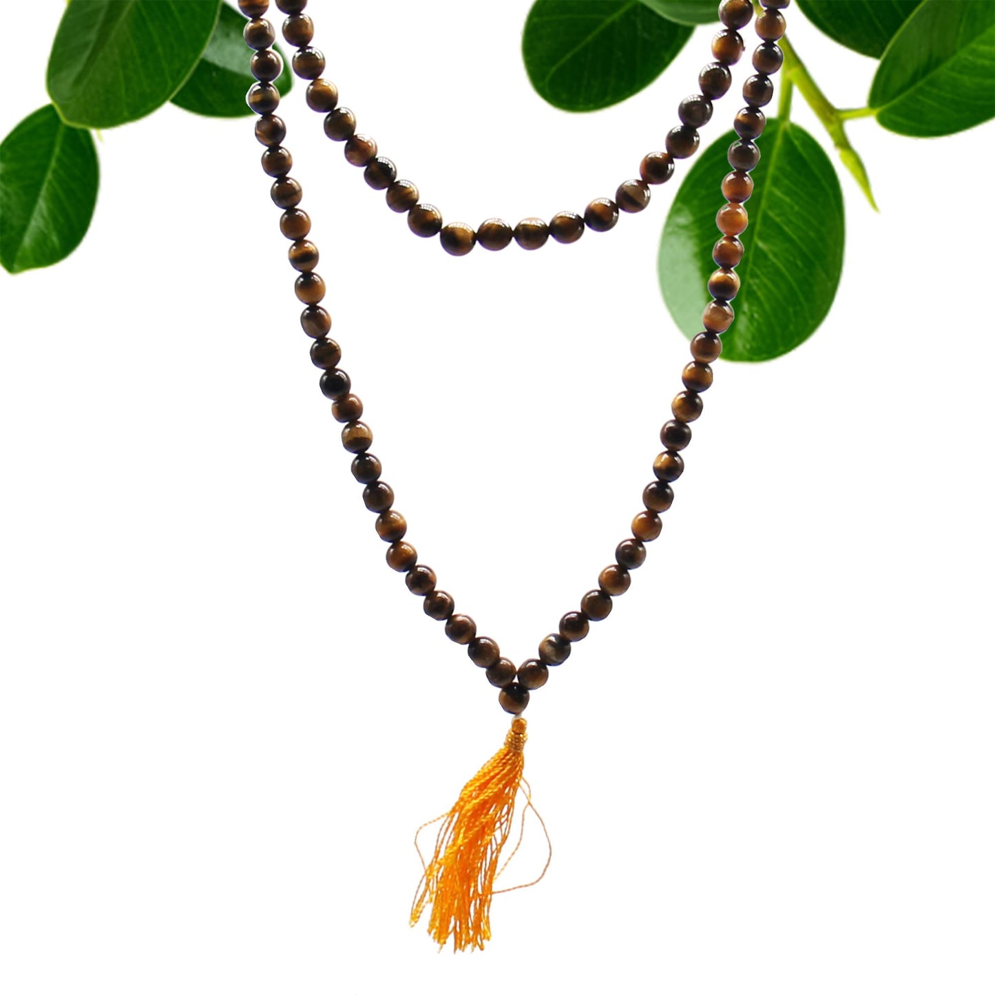 Tigerauge Mala-Kette – 108 Perlen