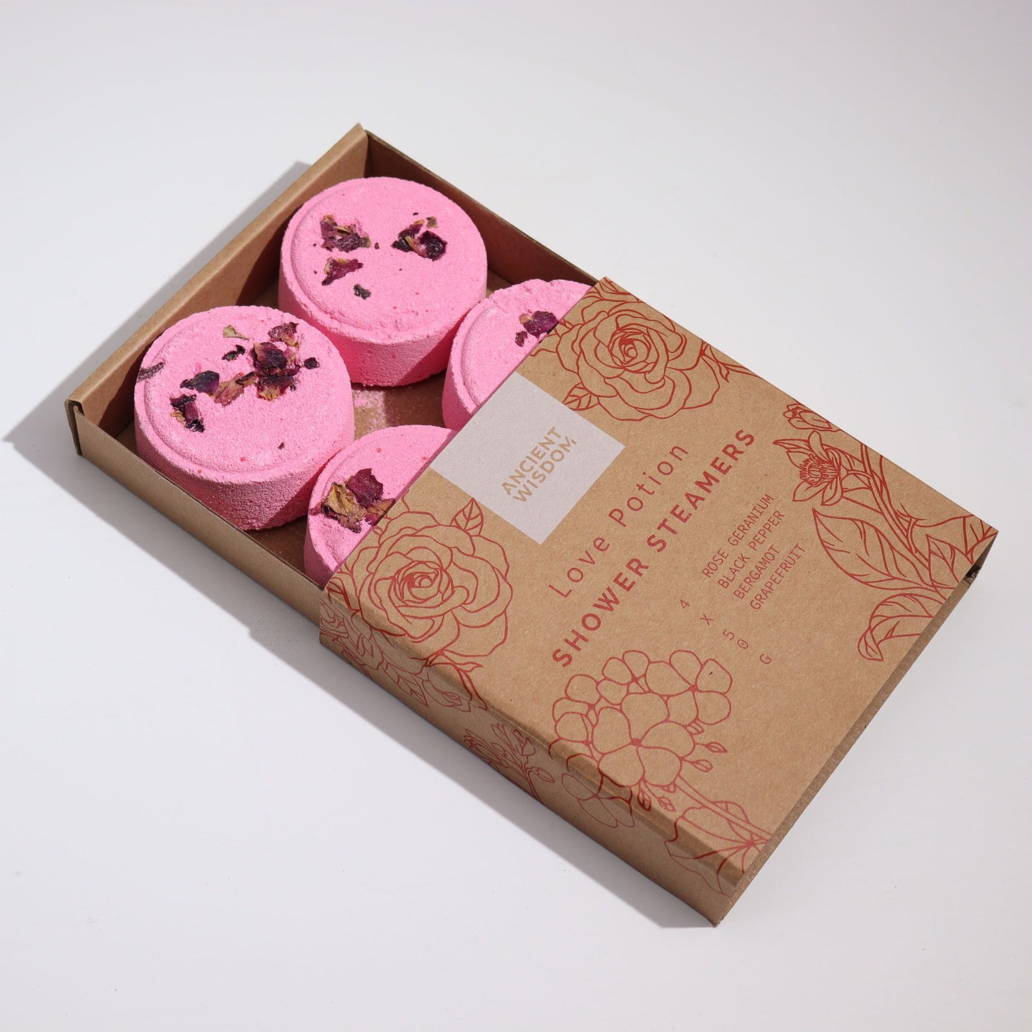 Coffret galets de douche – 4 pastilles aromathérapie | Spa à domicile