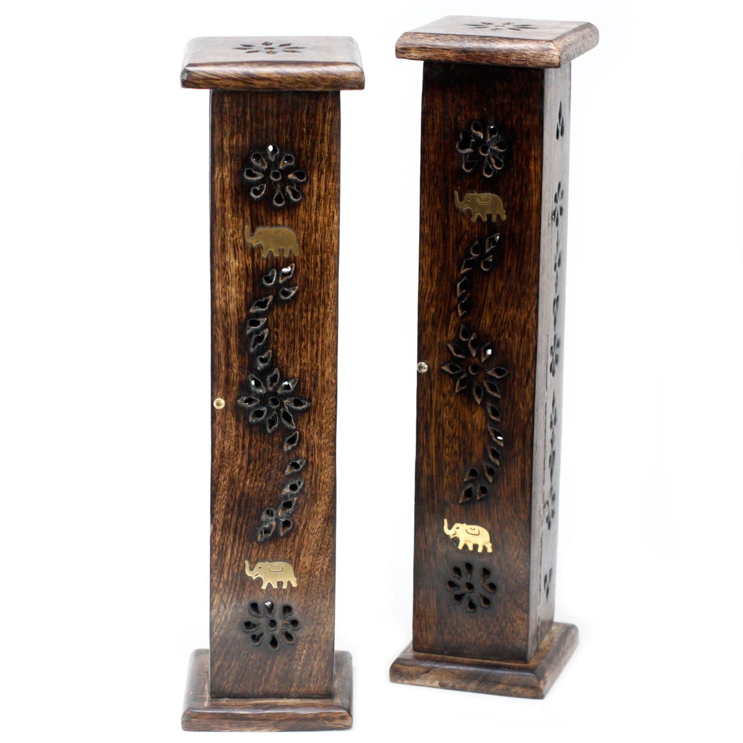 Porte-encens en bois authentique – Fait main en Inde