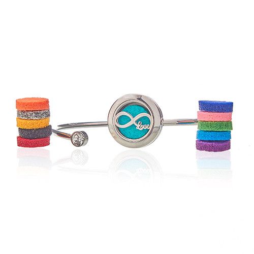 Aromatherapie-Armband – Design „Unendliche Liebe“ | 20 mm