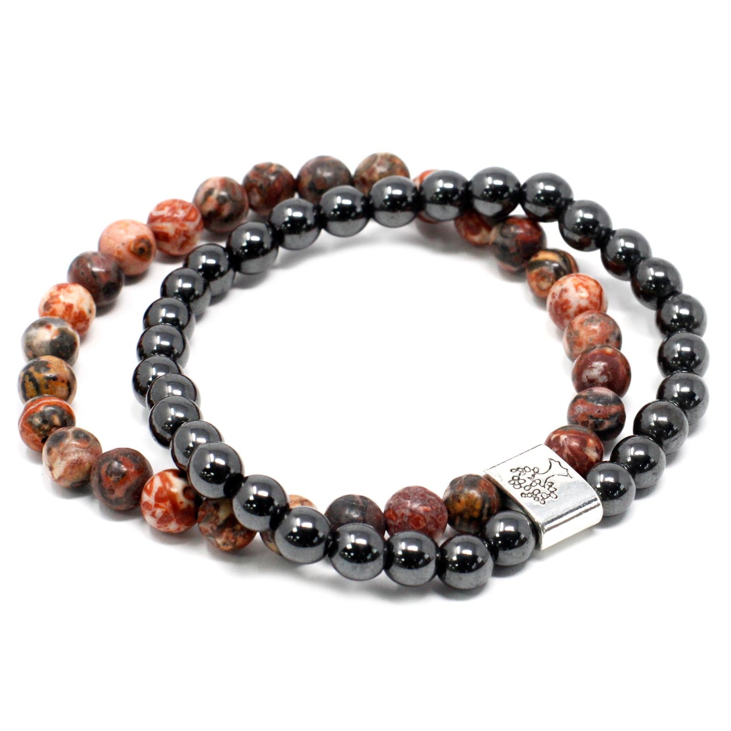 Magnetic Leopard Skin Bracelet – Natural Stone Design
