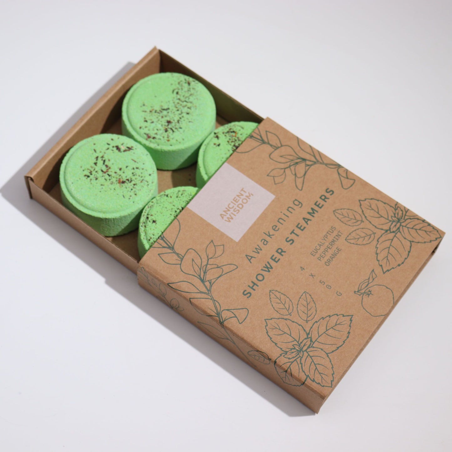Shower Steamers – 4-Pack Citrus Herbal Aromatherapy | Refresh & Balance