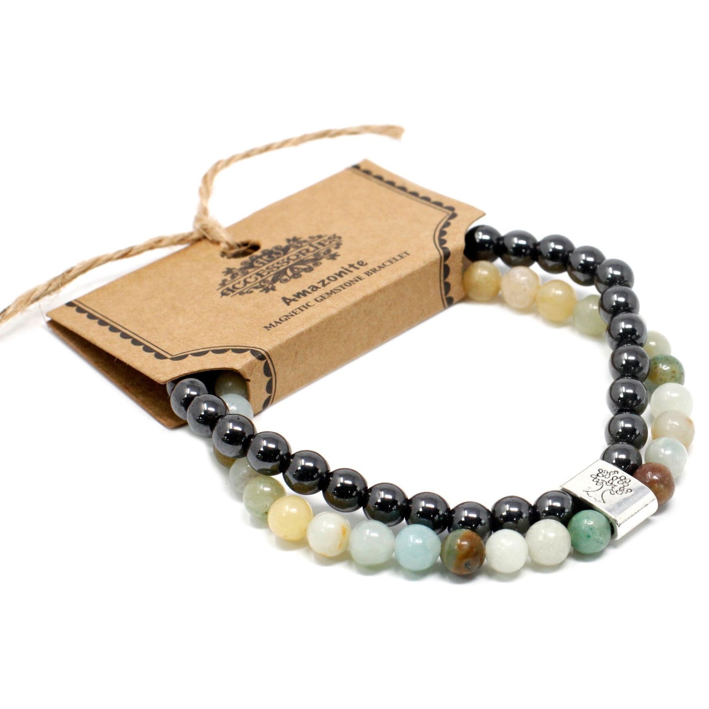 Magnetisches Amazonit-Armband – Naturstein-Design