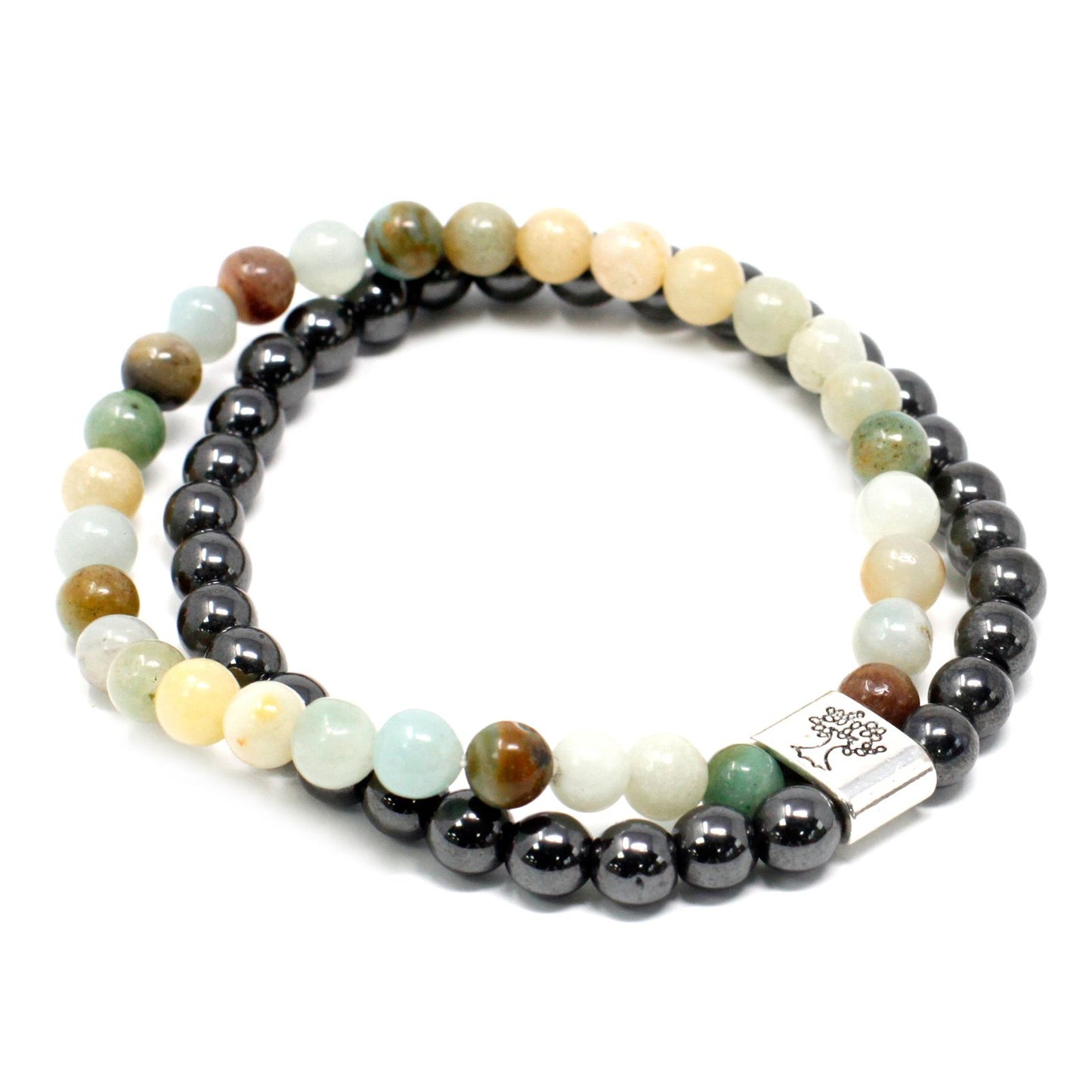 Magnetisches Amazonit-Armband – Naturstein-Design
