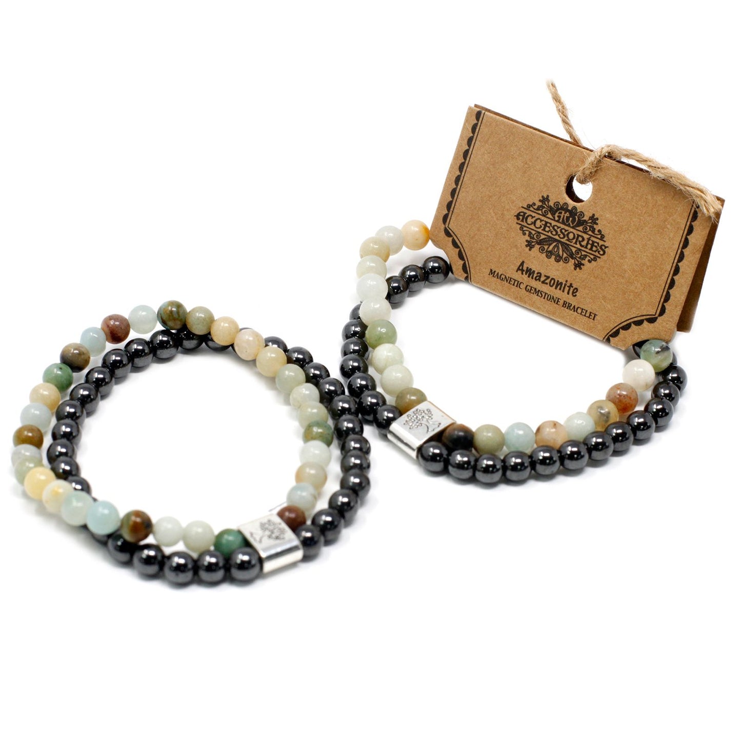 Magnetisches Amazonit-Armband – Naturstein-Design