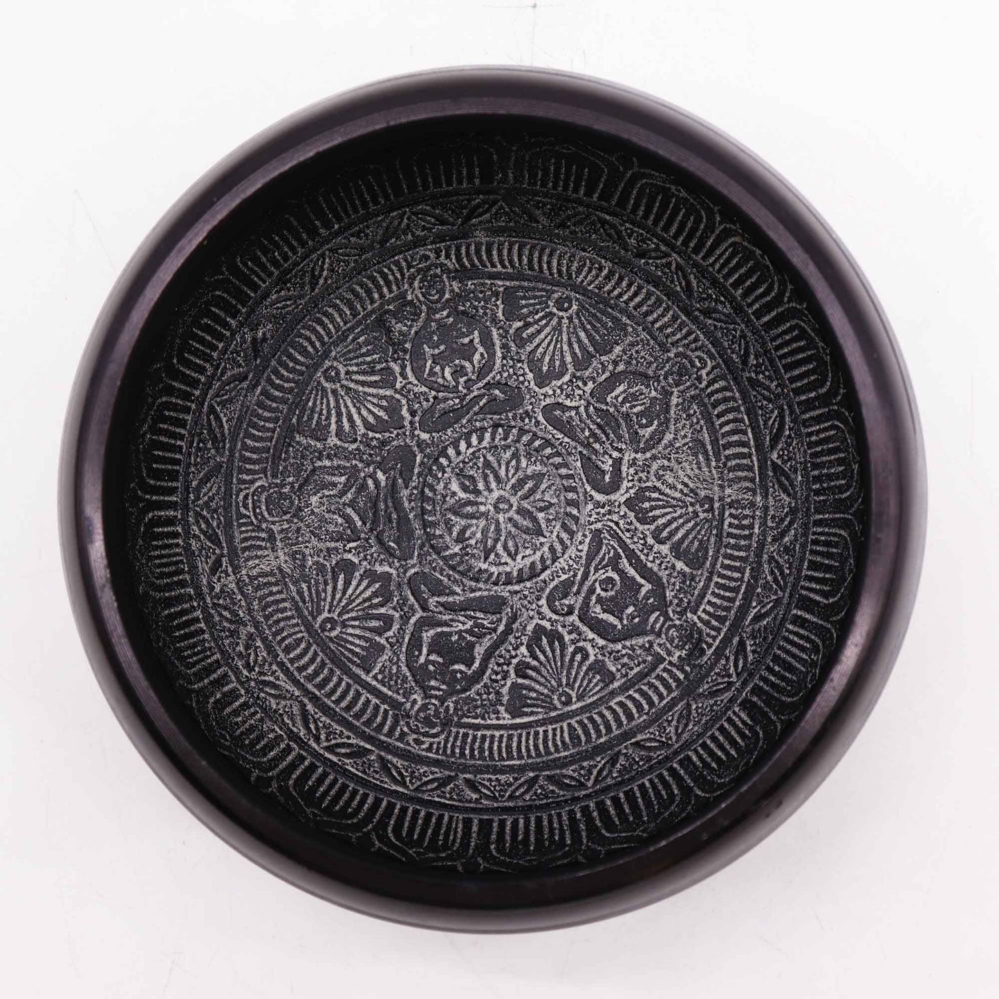 Earth Powder Singing Bowl - Om