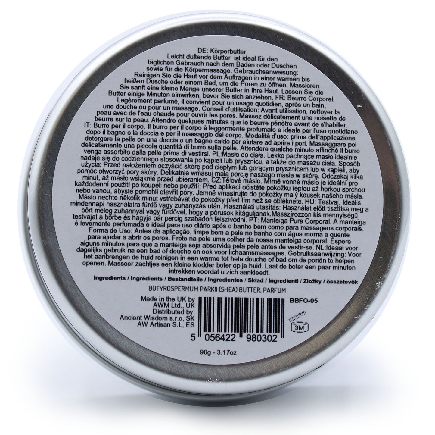 Duftende Shea Körperbutter - Süße Erdbeere