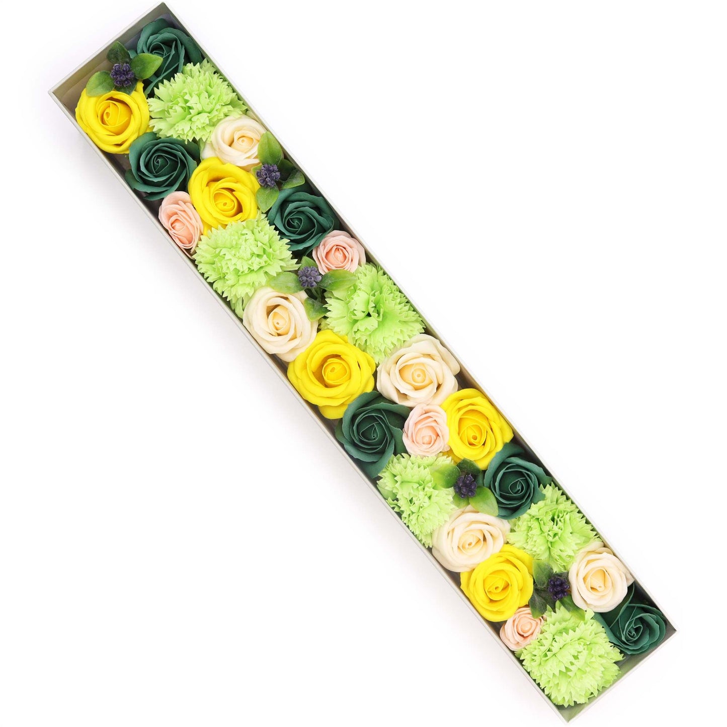 Extra Long Box - Yellow & Greens