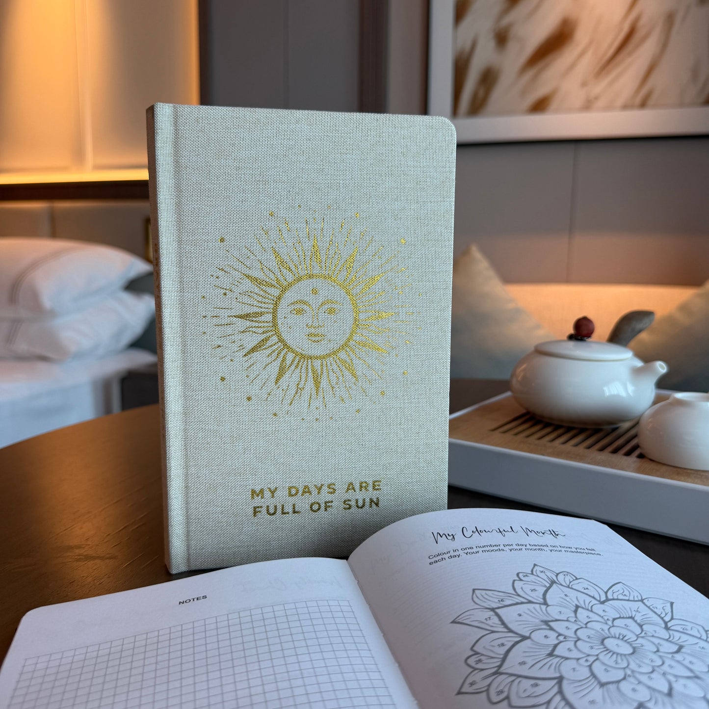 Journal gratitude ivoire doré – 120 pages