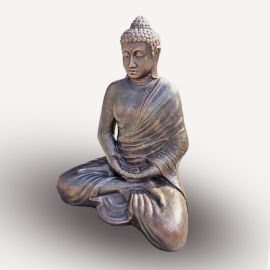Large Thai Buddha Statue – Antique Gold | 96 cm