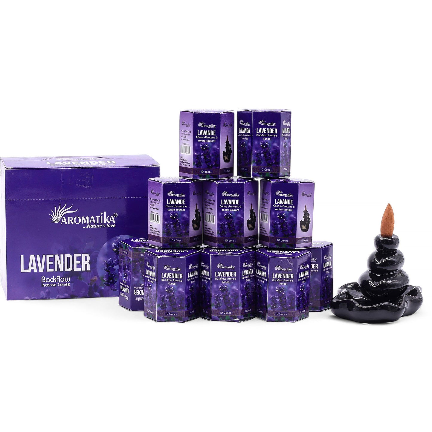 Masala Backflow Incense Lavender
