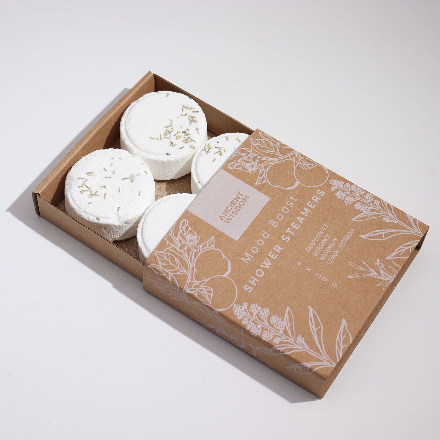 Shower Steamers – Citrus & Herbal Aromatherapy | 4-Pack