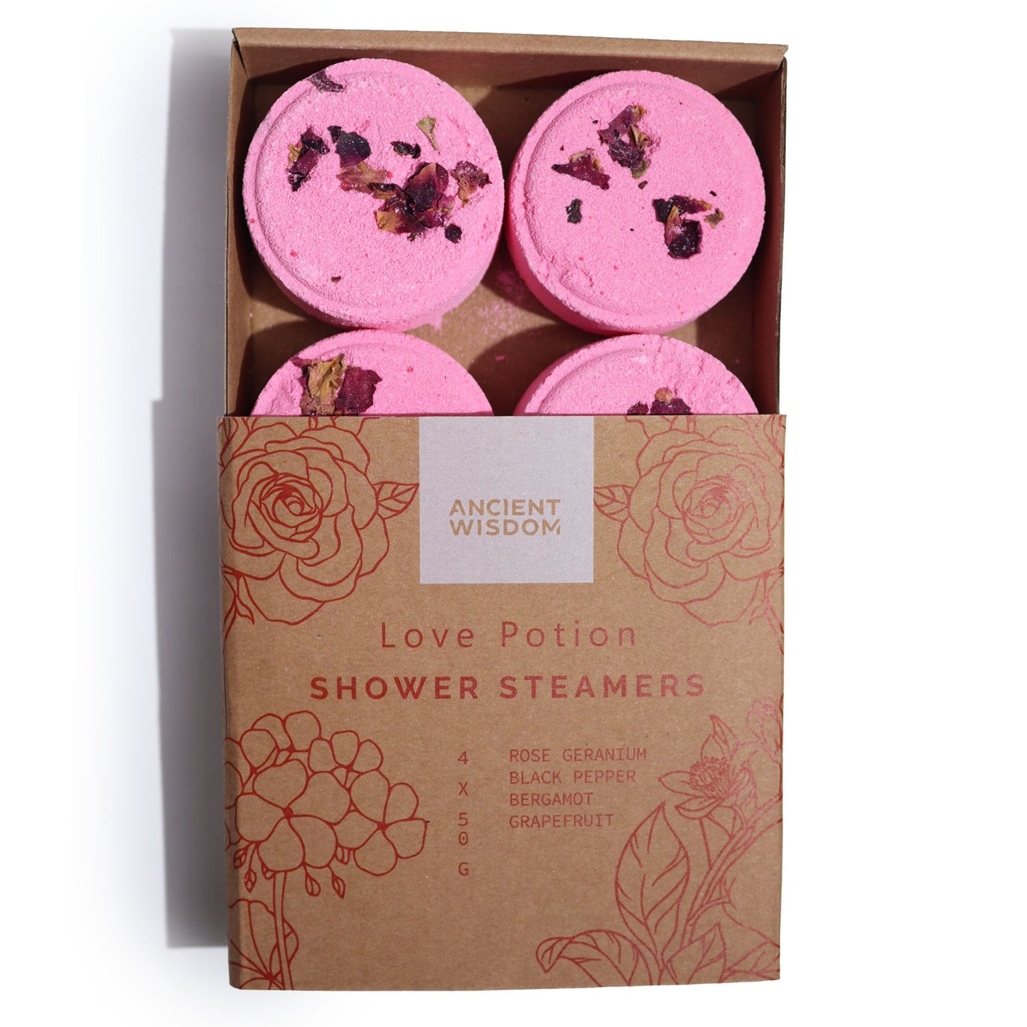 Coffret galets de douche – 4 pastilles aromathérapie | Spa à domicile
