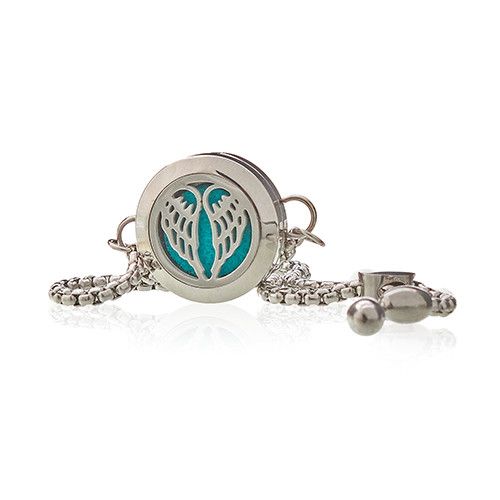 Aromatherapie-Armband – Engelsflügel-Design | 20 mm