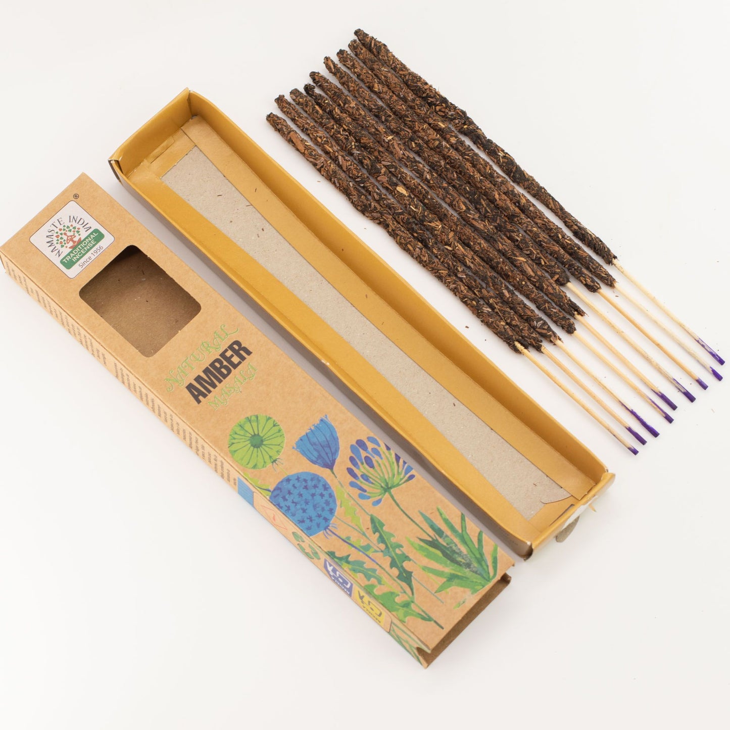 Amber Botanical Masala Incense Sticks
